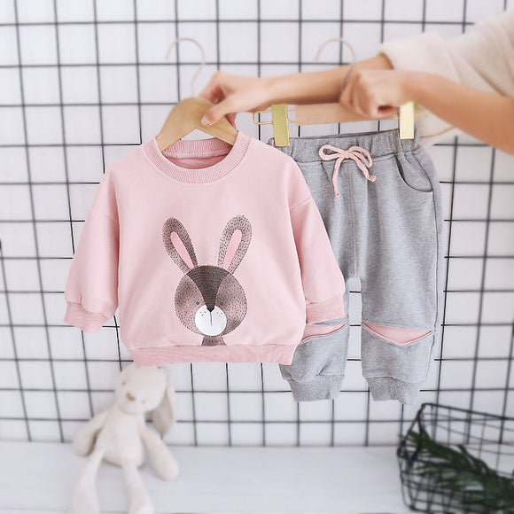 Conjunto Infantil para Niña Primavera Otoño - Diseño Elegante y Cómodo