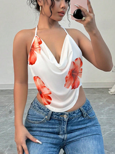 Blusa Halter Estilo Vacacional Hot Girl - Image 13