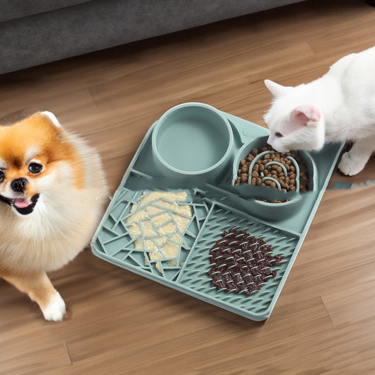 Tapete Comedero Lento con Ventosas Antideslizante para Mascotas - Image 12
