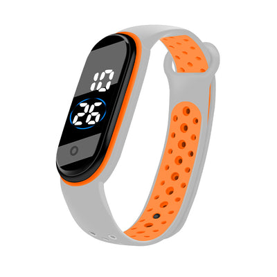 Reloj Deportivo Digital Bicolor para Jóvenes - Sumergible con LED