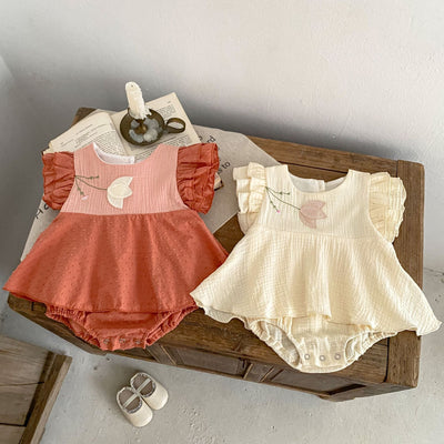 Vestido Princesa Niña Verano con Bordado Coreano - Enterizo Elegante - Image 23