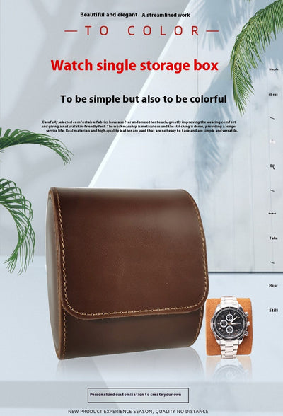 Estuche Organizador de Cuero para Relojes y Accesorios - Image 21