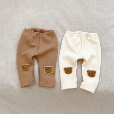 Pantalones Térmicos Infantiles con Osito Bordado 3D - Calidez y Comodidad - Image 13