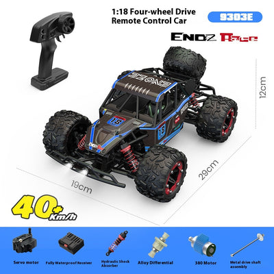 Auto Control Remoto 4x4 Todoterreno de Alta Velocidad con Ruedas Grandes - Image 10