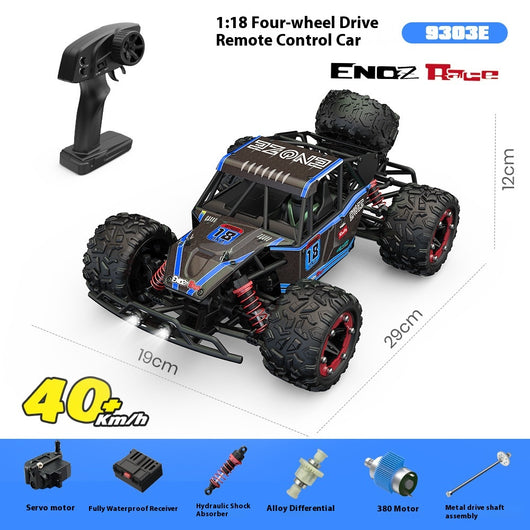 Auto Control Remoto 4x4 Todoterreno de Alta Velocidad con Ruedas Grandes - Image 10