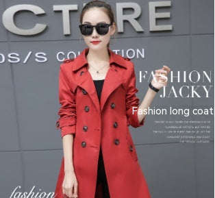 Abrigo Trench Coat Ajustado Talla Grande Largo Medio - Image 10