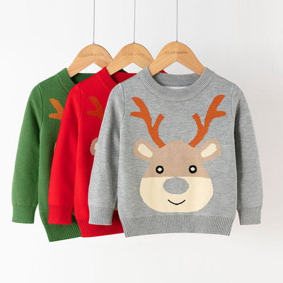 Suéter Infantil Doble Capa de Algodón para Otoño, Invierno y Navidad - Image 31