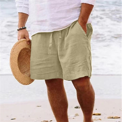 Shorts de Playa Casuales con Cordón y Bolsillos para Hombre - Image 9