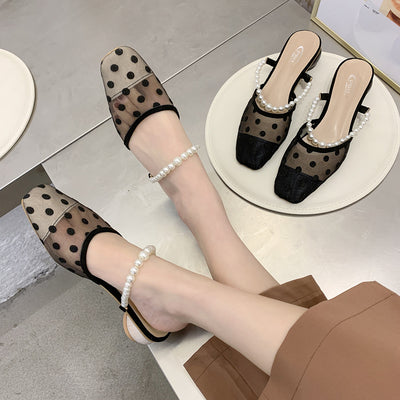 Pantuflas Baotou Abiertas para Mujer - Comodidad de Verano - Image 4