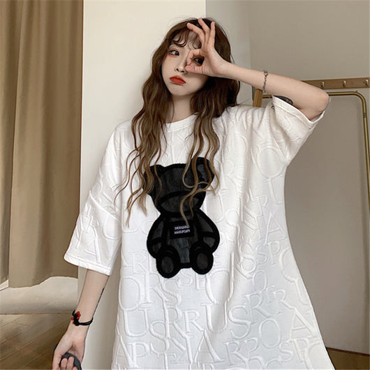 Camiseta Holgada de Manga Corta para Mujer - Image 11