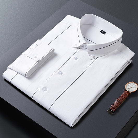 Camisa Rayada para Hombre Estilo Verano Tela Ligera - Image 10