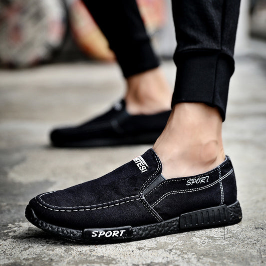 Zapatos Casuales de Hombre en Lona Denim Lavado - Image 2