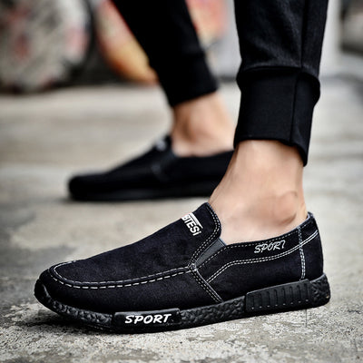 Zapatos Casuales de Hombre en Lona Denim Lavado - Image 2