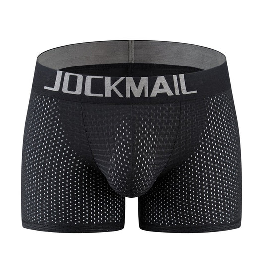 Calzoncillos Boxer Briefs de Malla Larga para Hombre HaleyChan Plus - Image 11