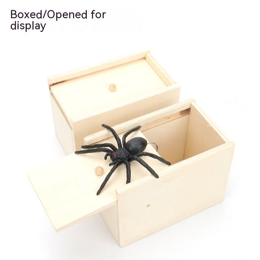 Caja de Araña Sorpresa - Broma Divertida de Madera - Image 4