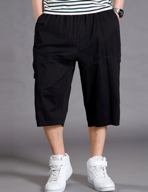 Pantalones Cortos Deportivos Holgados para Hombre Talla Grande - Image 5