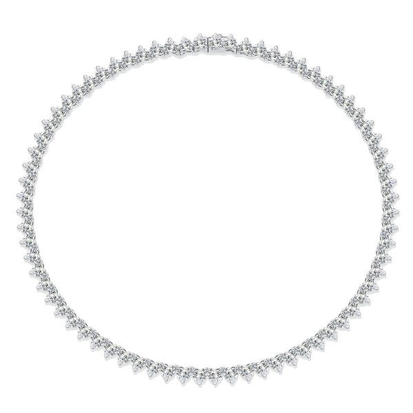 Collar Romantic Gravity - Joya de Lujo en Plata S925 con Moissanita Premium