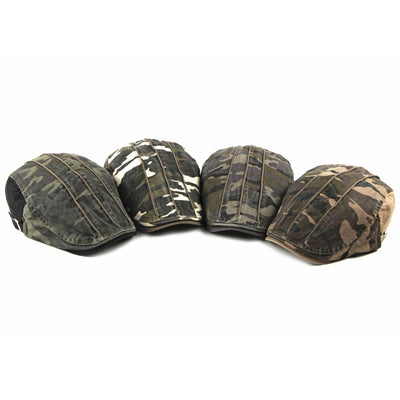 Gorra Béret Camuflaje para Hombre - Estilo Militar Lavable