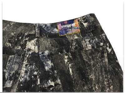 Jeans Desgastados con Estampado 3D Efecto Industrial Splash - Image 16