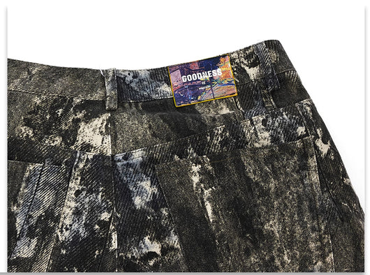 Jeans Desgastados con Estampado 3D Efecto Industrial Splash - Image 16
