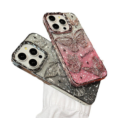 Funda Mariposa Glitter Brillo Antiimpacto - Image 2
