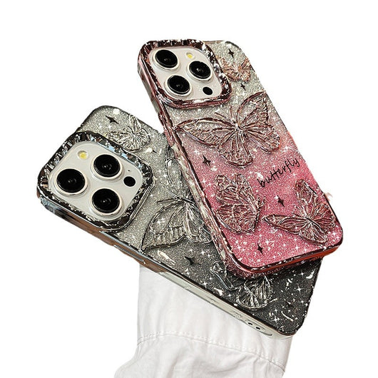 Funda Mariposa Glitter Brillo Antiimpacto - Image 2