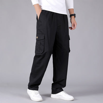Pantalones Sueltos Coreanos Cintura Alta Pierna Recta - Image 7