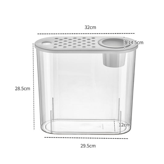 Pecera Ecológica de Acrílico Transparente para Peces de Agua Fría - Image 7