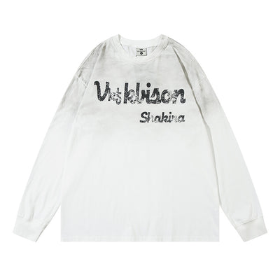 Camiseta Manga Larga Hombre Letras Góticas - Image 5