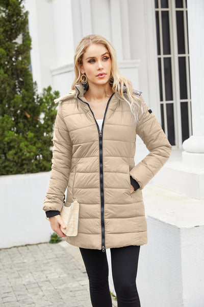 Chaqueta Acolchada Impermeable de Manga Larga - Image 35