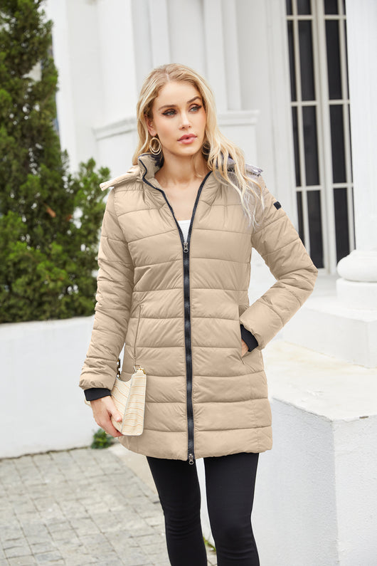 Chaqueta Acolchada Impermeable de Manga Larga - Image 35