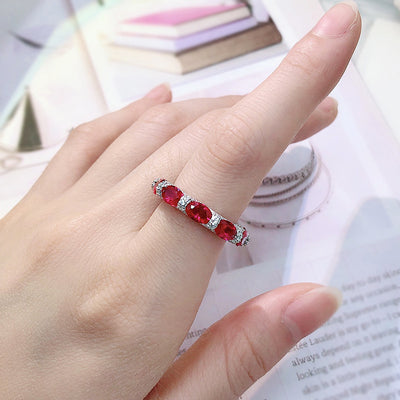 Anillo de Diamantes Completo para Mujer - Elegancia y Temperamento - Image 18