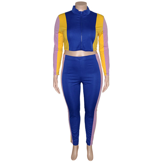 Conjunto Deportivo con Chaqueta y Pantalón de Contraste - Image 2