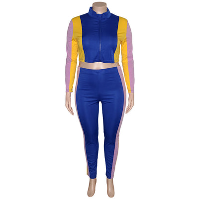Conjunto Deportivo con Chaqueta y Pantalón de Contraste - Image 2