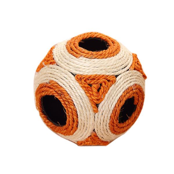 Pelota de Sisal para Gatos - Juguete Interactivo