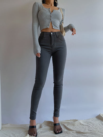 Pantalón Slim Cintura Alta Levantador de Glúteos - Image 9