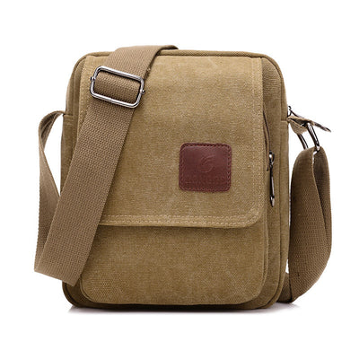 Bolsa de Lona para Hombre - Mochila Bandolera de Estilo Casual - Image 7