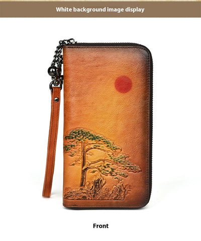 Cartera Larga de Cuero para Mujer Amanecer - Image 24
