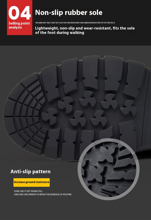 Botas de Trabajo Estilo Británico en Cuero - Calzado Profesional Versátil - Image 12