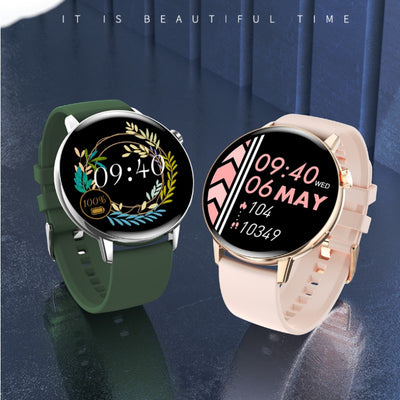 Reloj Inteligente con Llamadas Bluetooth y Monitor Cardíaco Automático