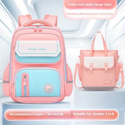 Mochila Escolar Ergonómica con Protección de Columna y Tela Impermeable - Image 28