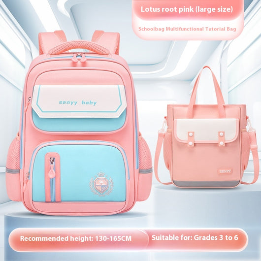 Mochila Escolar Ergonómica con Protección de Columna y Tela Impermeable - Image 28