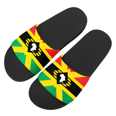 Chanclas de Playa PVC con Bandera Africana - Image 5