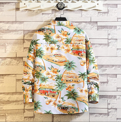 Camisa Manga Larga Estampado Floral para Hombre - Image 11