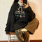 Sudadera con Capucha y Bordados Elegantes para Mujer