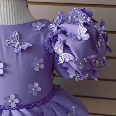 Vestido de Gala Infantil para Presentaciones de Piano y Cumpleaños - Image 3