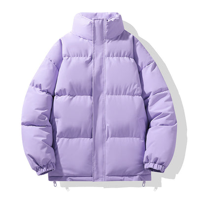 Abrigo Acolchado de Cuello Alto para Parejas - Diseño Minimalista - Image 14