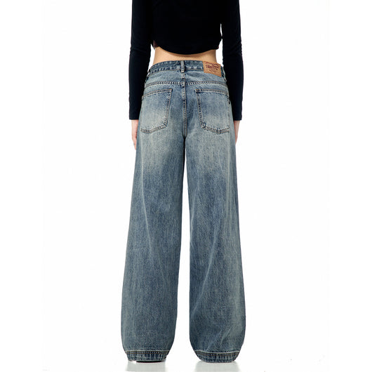Jeans Americanos Holgados Azul Lavado - Image 4