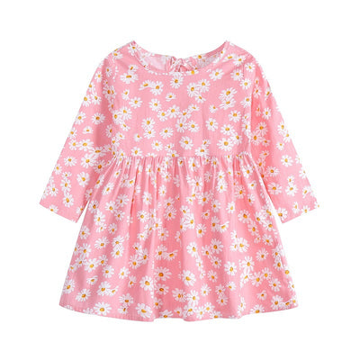 Vestido Infantil Estilo Coreano con Flores y Detalles de Princesa - Image 12