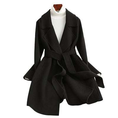 Abrigo Reversible de Cachemira Mediano para Mujer - Image 5